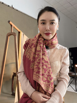 WeinNan WEINAN full embroidered cashew VINTAGE Kashmiri handmade cashmere embroidery shawl scarves 278