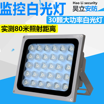 LED white light monitoring fill light 220V monitoring auxiliary light 30 light camera license plate cast light