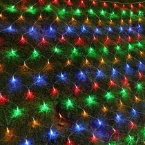 Waterproof 2*3 large outdoor net lights LED lights flashing lights fishing net lights lattice lights wedding room grass green belt decoration