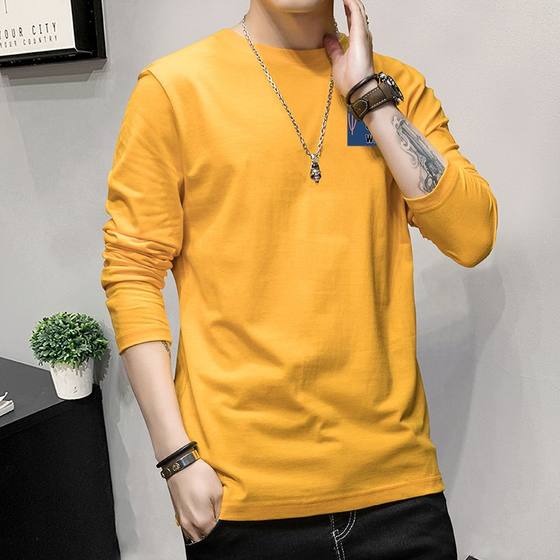 American classic ins long-sleeved T-shirt for men loose trendy round neck T-shirt top spring and autumn inner bottom shirt T-shirt
American classic ins long-sleeved T-shirt for men loose trendy round neck T-shirt top spring and autumn inner bottom shirt T-shirt