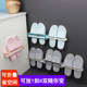 Foldable bathroom slippers rack wall hanging free punch toilet wall drain storage artifact toilet storage shelf Foldable bathroom slippers rack wall hanging free punch toilet wall drain storage artifact toilet storage shelf