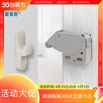 Munléchiping open wood cabinet door spring press-to-play door button lock catch-free cabinet door Cabinet Door Rebound Device touch bead chest suction