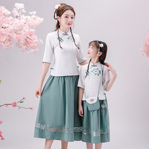 Childrens Hanfu Girls Summer Dress Chinese Style Childrens Clothing Tang Dress Super Fairy Dress 12-year-old Girl Princess Costumes