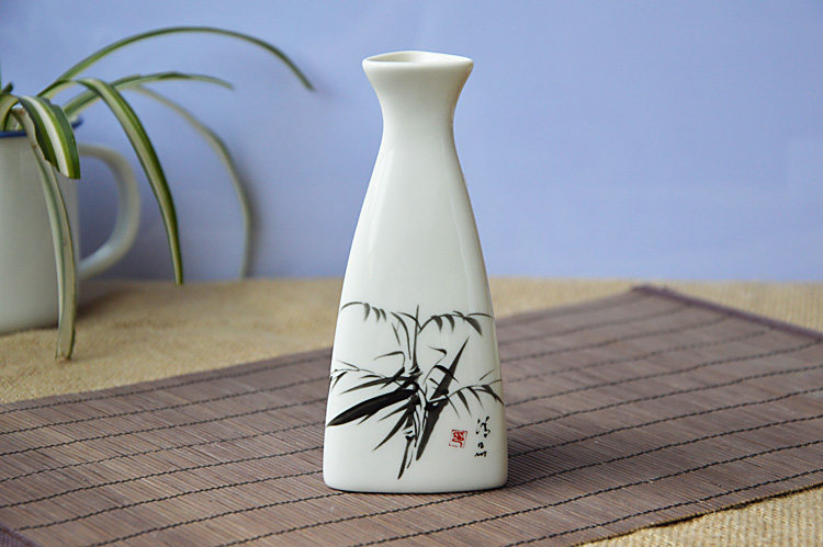 款式三,三角陶瓷分酒器(竹)