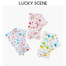 (Auspicious Props) Geometric Printed Series Table Cloth Birthday Party Party Festive Items Meal Cloth Table Mat