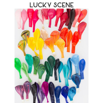 (Auspicious props) 10-inch pearlescent color balloon color wedding decoration party atmosphere decoration 15pcs