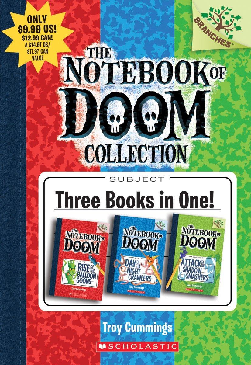 英文原版儿童桥梁书 the notebook of doom: a branches collection