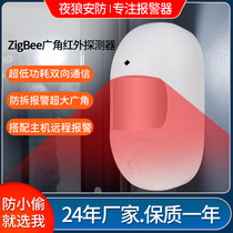 Night Wolf Security ZigBee Wide-angle Infrared Human Sensing Detector Home Indoor Infrared Alarm