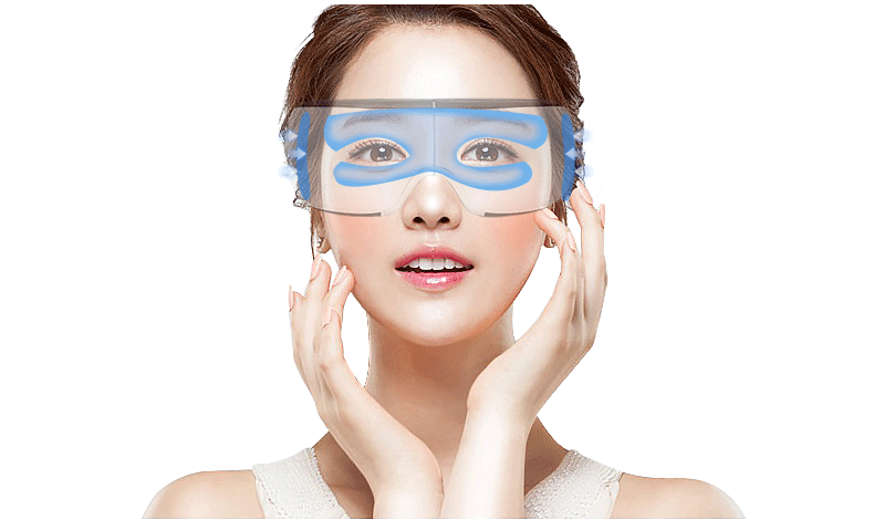 眼部按摩仪器热敷防近视缓解视力疲劳恢复仪去黑眼圈眼袋护眼仪器_7折