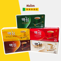 East and west wheat Xin three-in-one mocha coffee 20 imported from South Korea Arab 100 mixed yellow at night