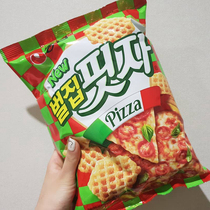 Nongxin pizza taste crispy 83g Korean imported snacks puffed food