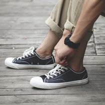 Narrow Vintage Red Ear Vulcanising Shoes for men and women Cloth Shoes AmUS-click HAND LOW-HELP CASUAL SHOES