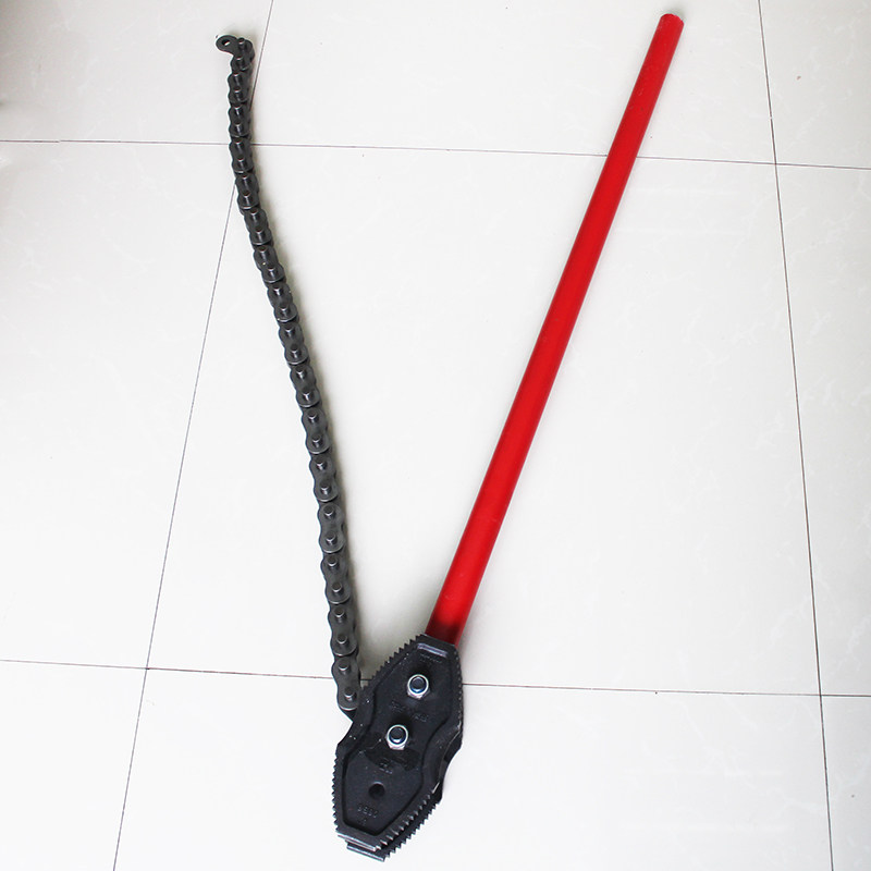 正品新工900/1000/1250mm 链条重型 管子钳水管钳 链条管子扳手