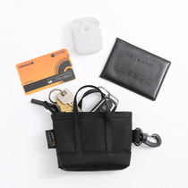 潮牌日系迷你托特包挂饰CORDURA小零钱包证件卡包耳机钥匙锁匙包