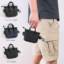 日系小众CORDURA 迷你可爱挂饰托特包零钱耳机包拉链钥匙证件卡包