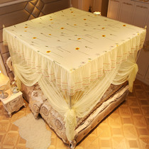 Custom-made to increase dust-proof top mosquito net anti-ash shading block gray cloth new thickening encryption single double bed home oversized