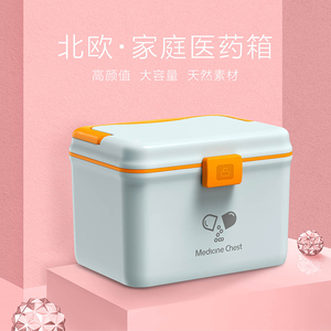 药箱家用医药箱药物品收纳盒儿童家庭装大小号便携出诊急救医疗箱