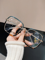 Cula Kinel Super frame color flat glasses male and Korean tide anti blue glasses frame female indefinite number frame