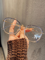 Cula Kinel Han transparent flat glasses male tide anti blue glasses female with lens myopia glasses