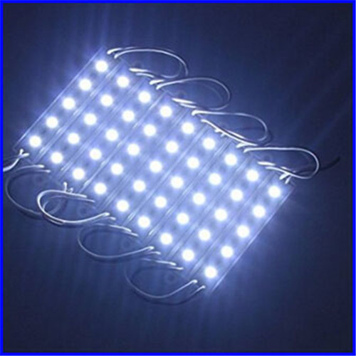 led发光模块防水5灯5050贴片模组广告发光字灯箱光源白暖黄红蓝绿