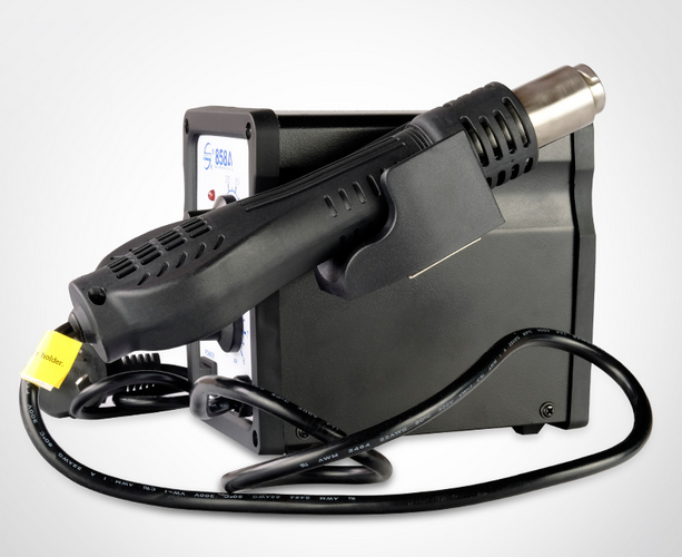 正品热风枪拆焊台 二合一数显可调温858a 858d热风机手机维修包邮