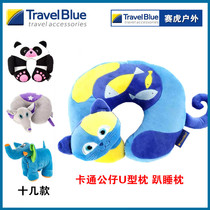 TravelBlue Blue Travel Cartoon Travel Pillow Pillow Pillow Pillow Sleeping Pillow U Pillow Aircraft Car