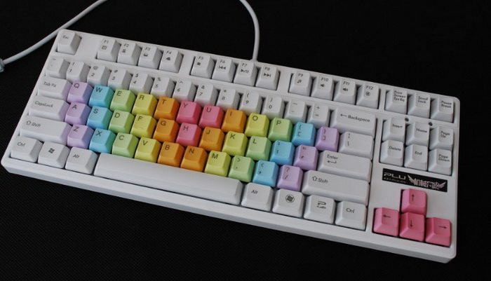 台产ikbc pbt彩虹键帽37 87 104机械键盘键帽兼容樱桃g80-3000