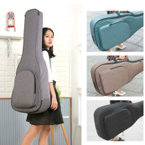 Waterproof thickened guitar bag 40 41 inch plus cotton thickened shoulders folk classical acoustic guitar backpack piano bag piano bag