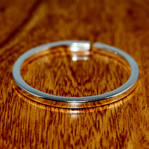 S999 foot silver sterling silver glossy simple couple square bracelet bracelet to send girlfriend gift silver jewelry