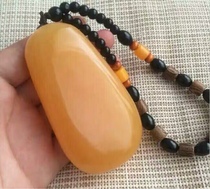 Shoushan stone golden frozen stone Jintian yellow rough stone Qingtian stone Jinchanghua chicken blood stone handle parts toy parts pendant