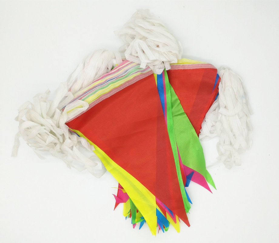 中号三角串旗 彩旗三角旗 促销节假日布置婚庆开业户外装饰小吊旗