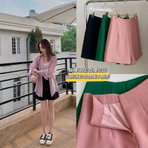 Willow homemade White Lamb Western pants Pseudo Skinny Pants Woman Summer Pink Thin with A-character high waist flower brat shorts