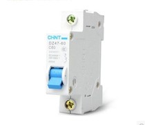 Chint small circuit breaker DZ47-60 1p 60A Zhitai air switch DZ47 one pole C type C60