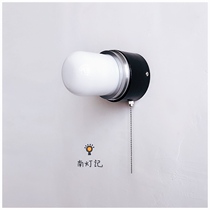 South Lantern (7 days hair) with switch Nordic industrial mirror front corridor retro decorative wall lamp