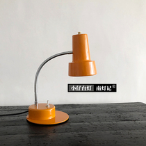 Nando Ji 7 days hair small retro study bedroom bedside living room with switch Nordic medieval table lamp