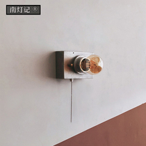 Nando Ji 7 days hair industrial retro with switch decorative wall lamp porch industrial coffee shop wall lamp