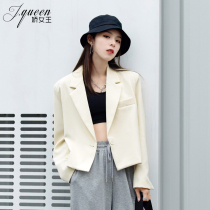 Small suit women short small man coat 2021 new spring and autumn coat temperament casual senior sense thin suit