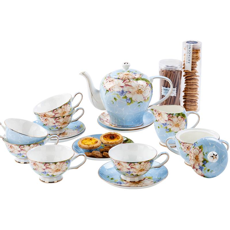 Garland 15 European coffee cup set ceramic creative head 6 cups European - style up phnom penh afternoon tea set