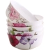 Jialan bone china ăn phở bát lớn 5 inch bát cơm trộn salad mì sáng tạo nhà gốm sứ bộ đồ ăn súp cháo bát - Đồ ăn tối