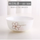 Jialan bone china ăn phở bát lớn 5 inch bát cơm trộn salad mì sáng tạo nhà gốm sứ bộ đồ ăn súp cháo bát - Đồ ăn tối