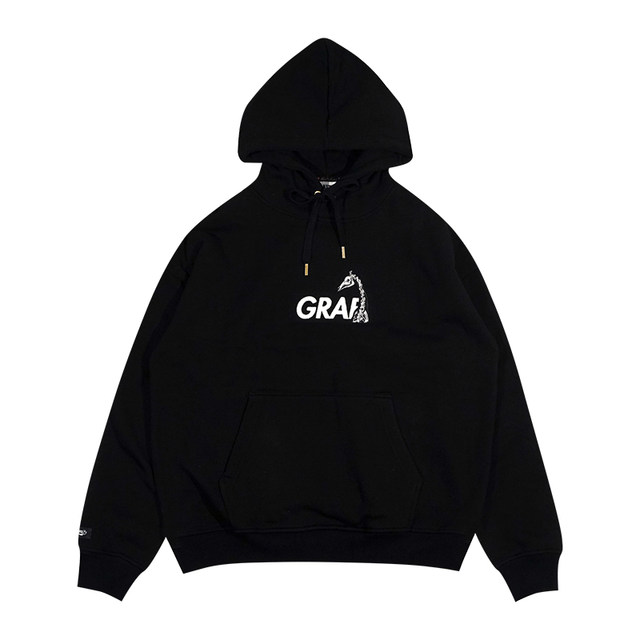 GRAF ຍີ່ຫໍ້ຕົ້ນສະບັບ embroidered Bogo giraffe jade ສີຂຽວຫມູ hooded sweatshirt ສໍາລັບຜູ້ຊາຍແລະແມ່ຍິງ off shoulder plus velvet hoodie
