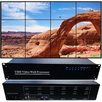 Rack-mounted 12 TV splicing processor Multi-screen LCD large screen control box one in and twelve out