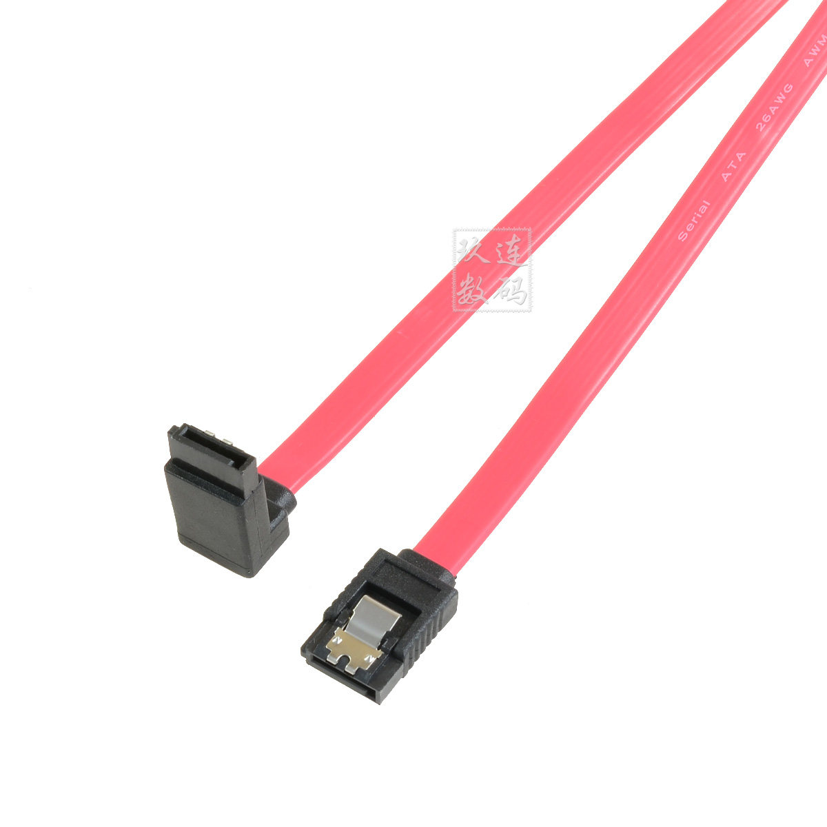 270度sata数据线sata线sata硬盘数据线sata硬盘线 上弯带卡扣