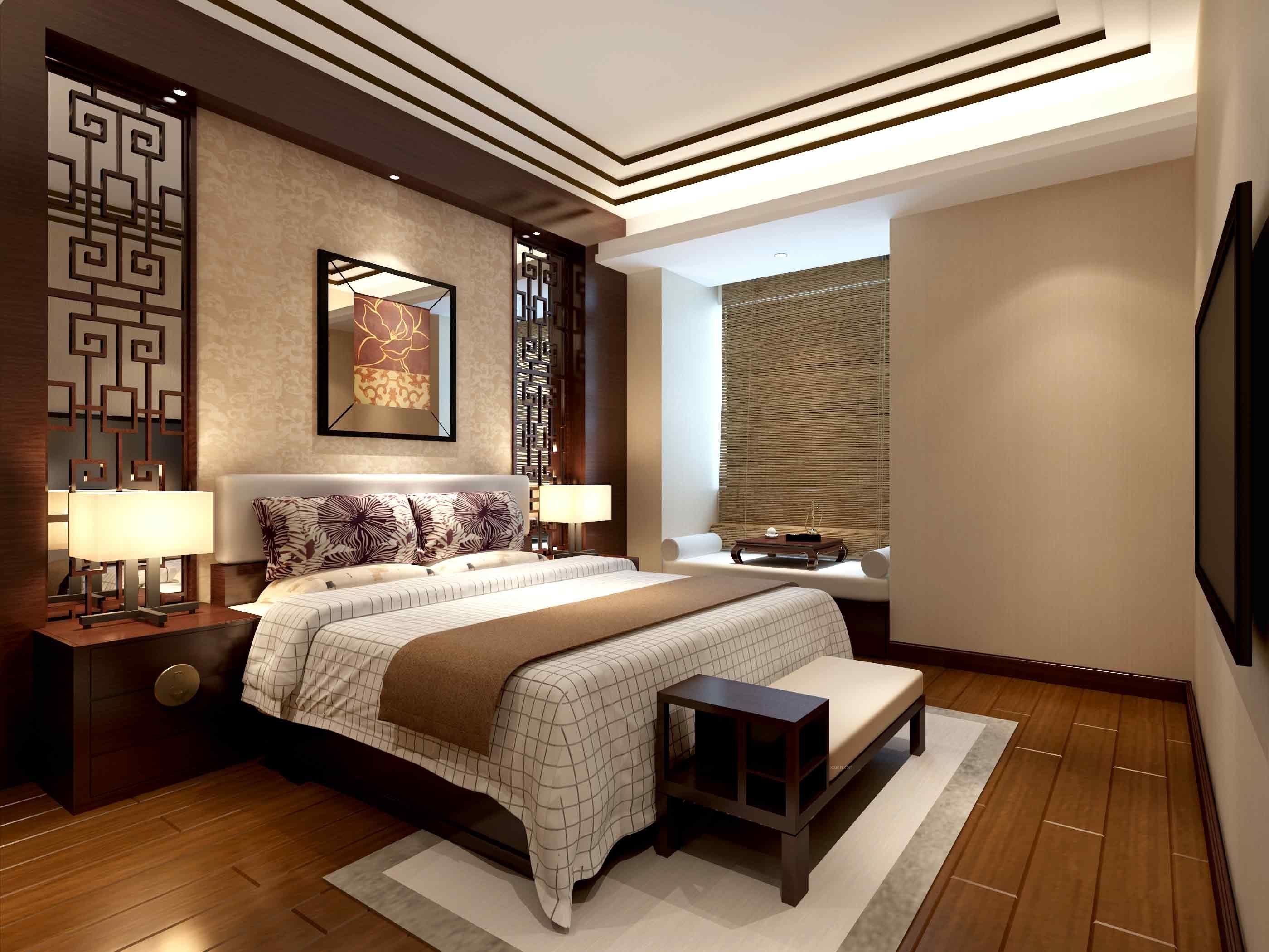 新中式卧室,打造禅意的静谧空间