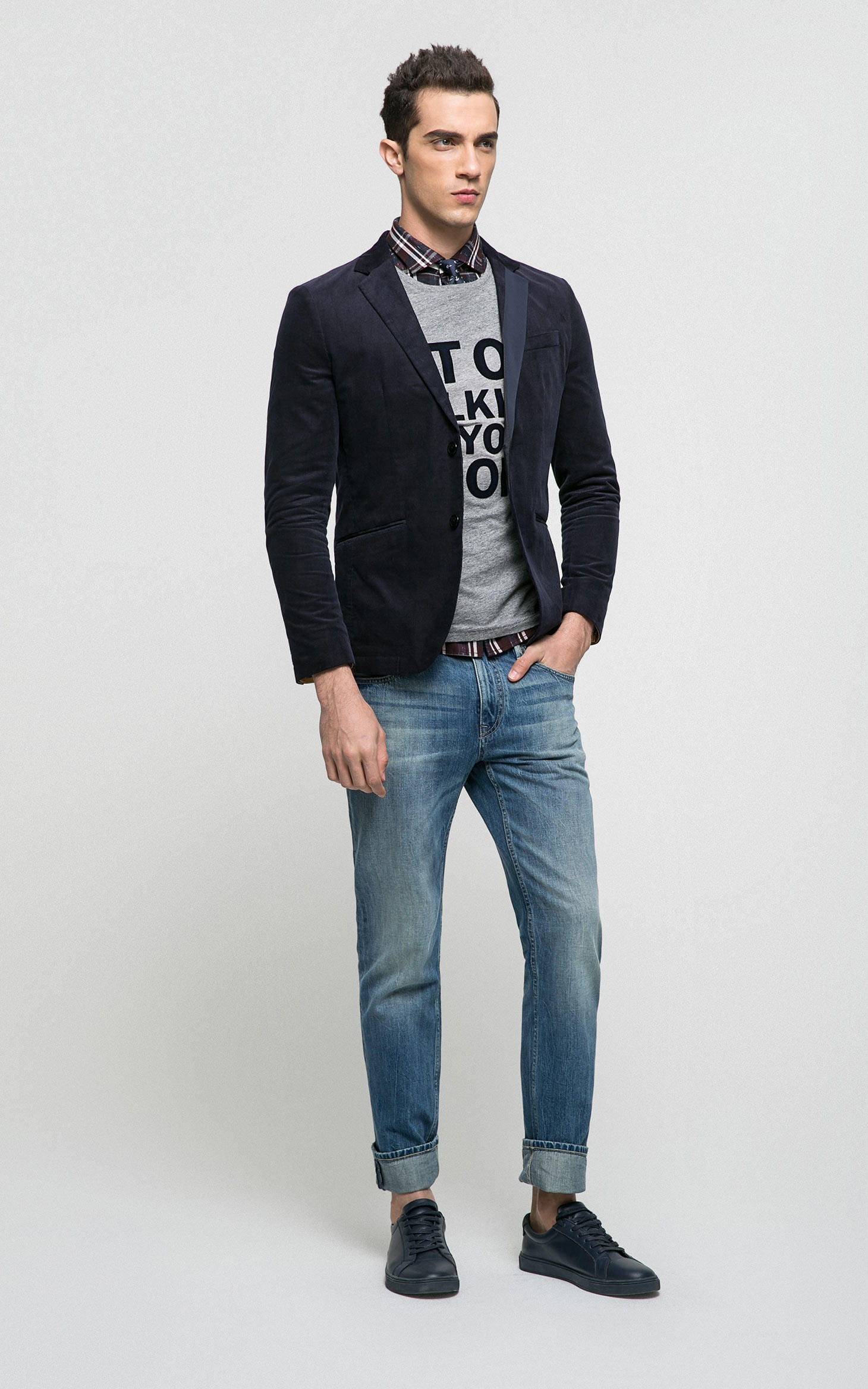 jackjones杰克琼斯灯芯绒修身男士西装s-217108501 原价