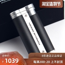 Porsche Design Germany Porsche high-grade windproof direct impact burner Blue Flame square simple men