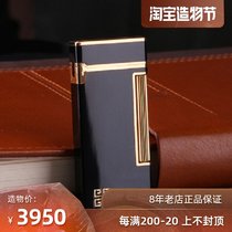 Brand New givenchy Flint Pulley Lighter Atmospheric Black Gold Paint Out-of-print Machine g02