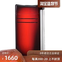 Original French Dupont maxijet Black and Red Polka Dot Paint Dot Cigar Windproof Lighter 20160N