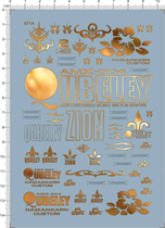 Up to Model MG Qubeley Mk-II AMX-004-2 Cabini Special Water Sticker (5714)