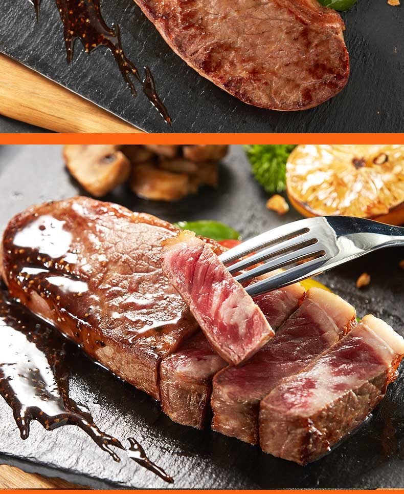 潮香村牛排官方旗舰店黑椒西冷菲力牛排10片1380g牛扒套餐牛肉20